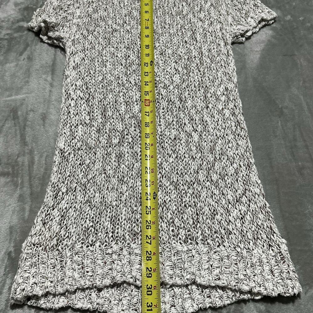 Anthropologie Moth Tunic Mini Dress Womens Size S White Ivory Knit Cottagecore - Picture 6 of 6